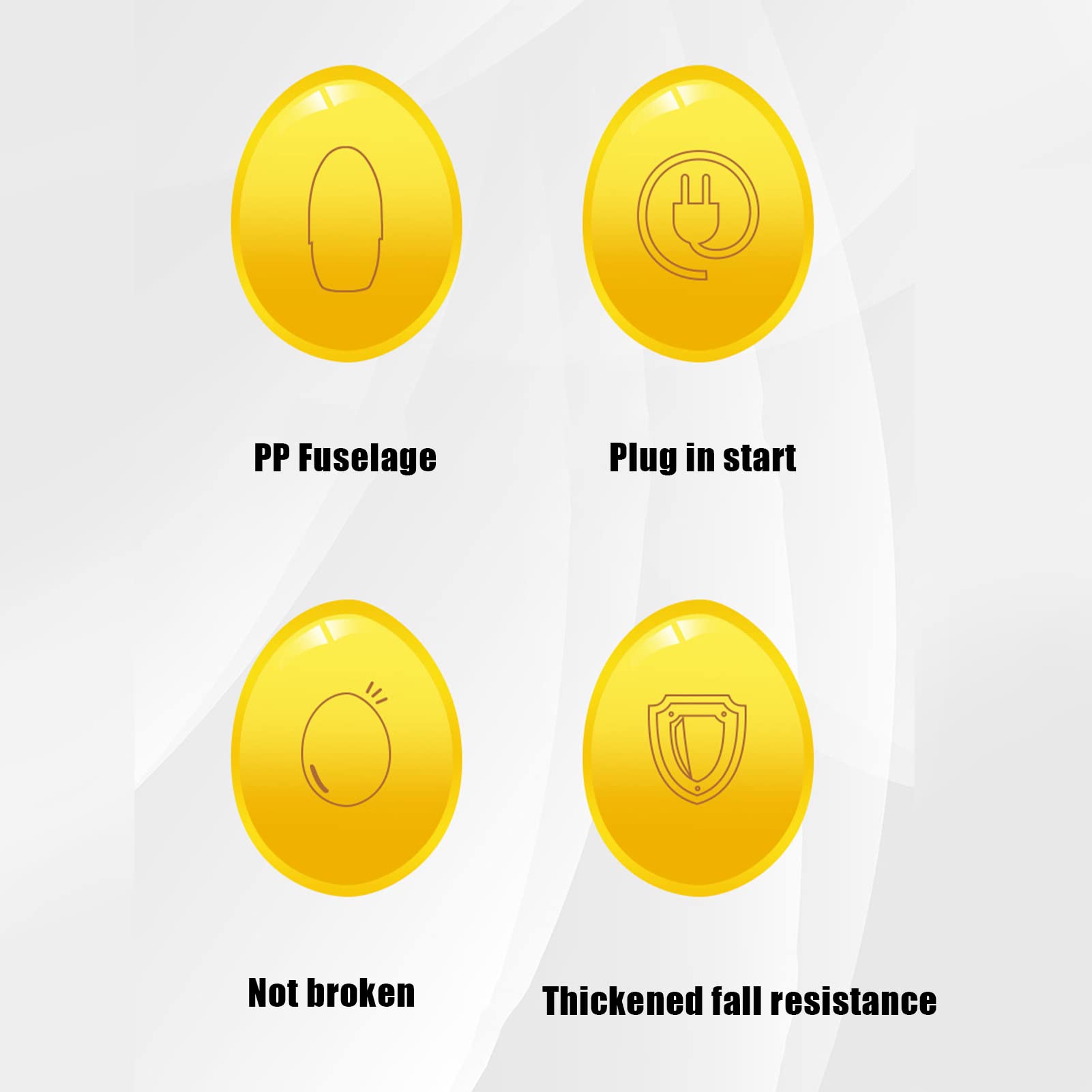 GLOGLOW Electric Egg Yolk Mixer - Portable Golden Egg Maker & Egg Spinner Scrambler - Kitchen Gadget for Mixing Eggs & Hard Boiled Eggs - Perfect for Baking, Cooking & Meal Prep