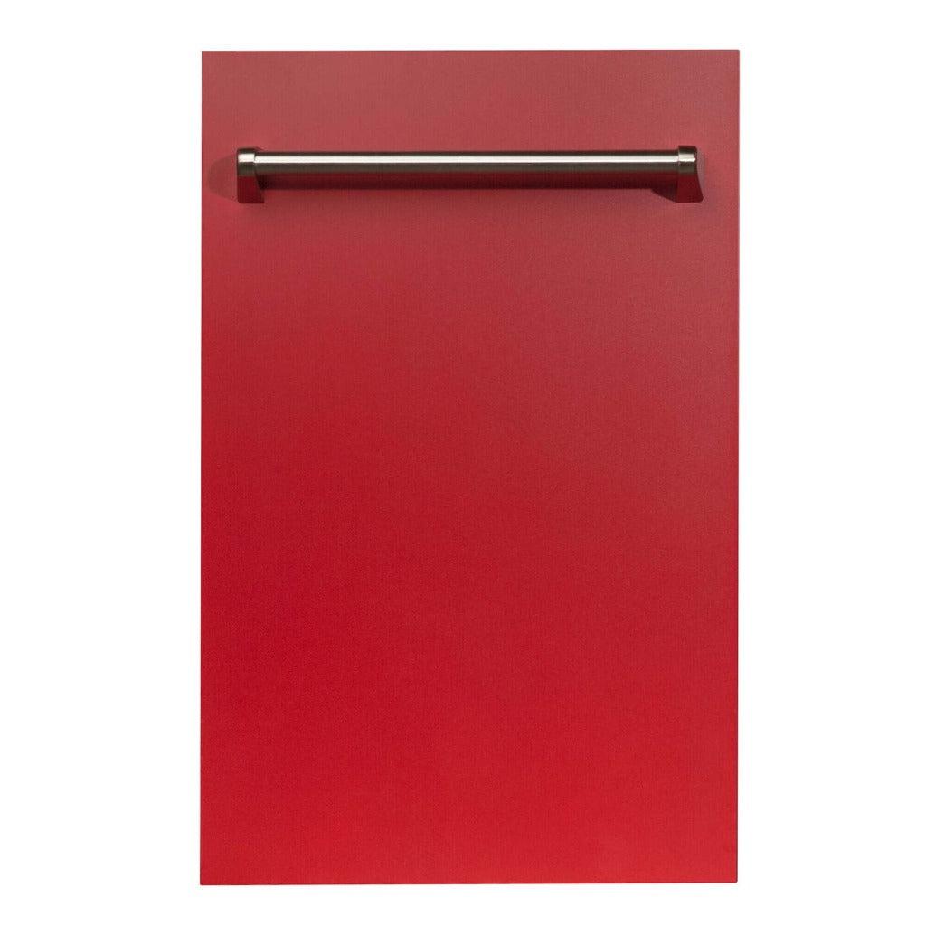 ZLINE 18 Inch Stainless Steel Dishwasher Panel with Traditional Handle - DP 18 - Perfect for Kitchen Remodeling & Built-in Appliance Integration