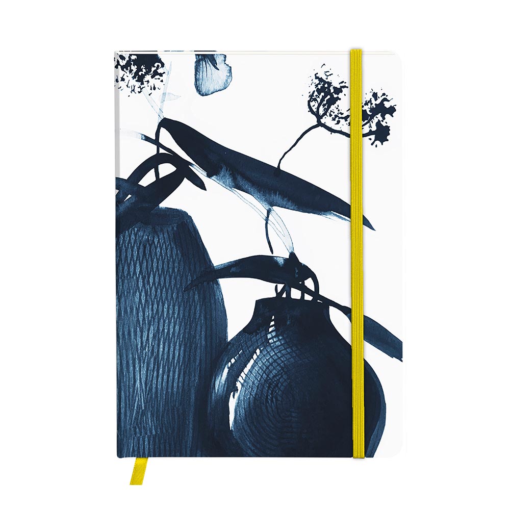 Clairefontaine Inkebana Soft Cover Notebook - A5 Size with Bookmark & Elastic Closure - Perfect for Journaling, Sketching & Note Taking
