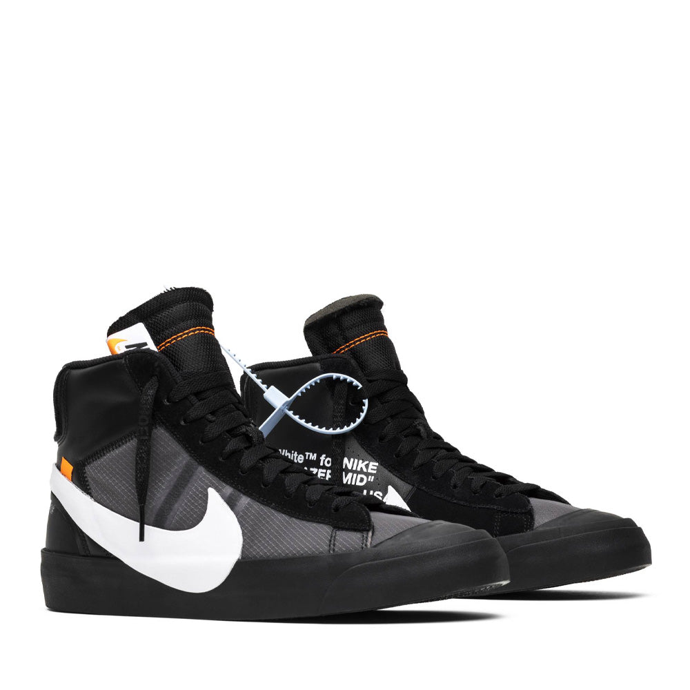 Nike x Off-White Grim Reaper Black Blazer Sneakers - Limited Edition High-Top Basketball Shoes for Men & Women | Perfect for Streetwear, Sneaker Collecting, and Urban Fashion