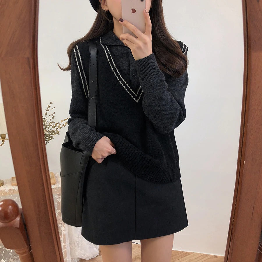 Women's Knitted Sleeveless Vest for Autumn/Winter - Cozy Layering Piece for Office, Travel & Casual Outfits