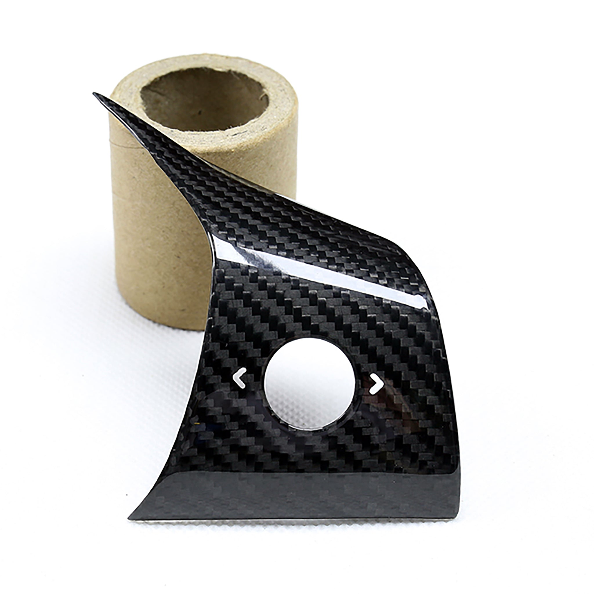 Premium Real Dry Carbon Fiber Steering Wheel Cover for Tesla Model 3 (2017-2023) & Model Y (2020-2024) - Custom Fit Interior Upgrade | Enhances Grip & Style for Driving Comfort