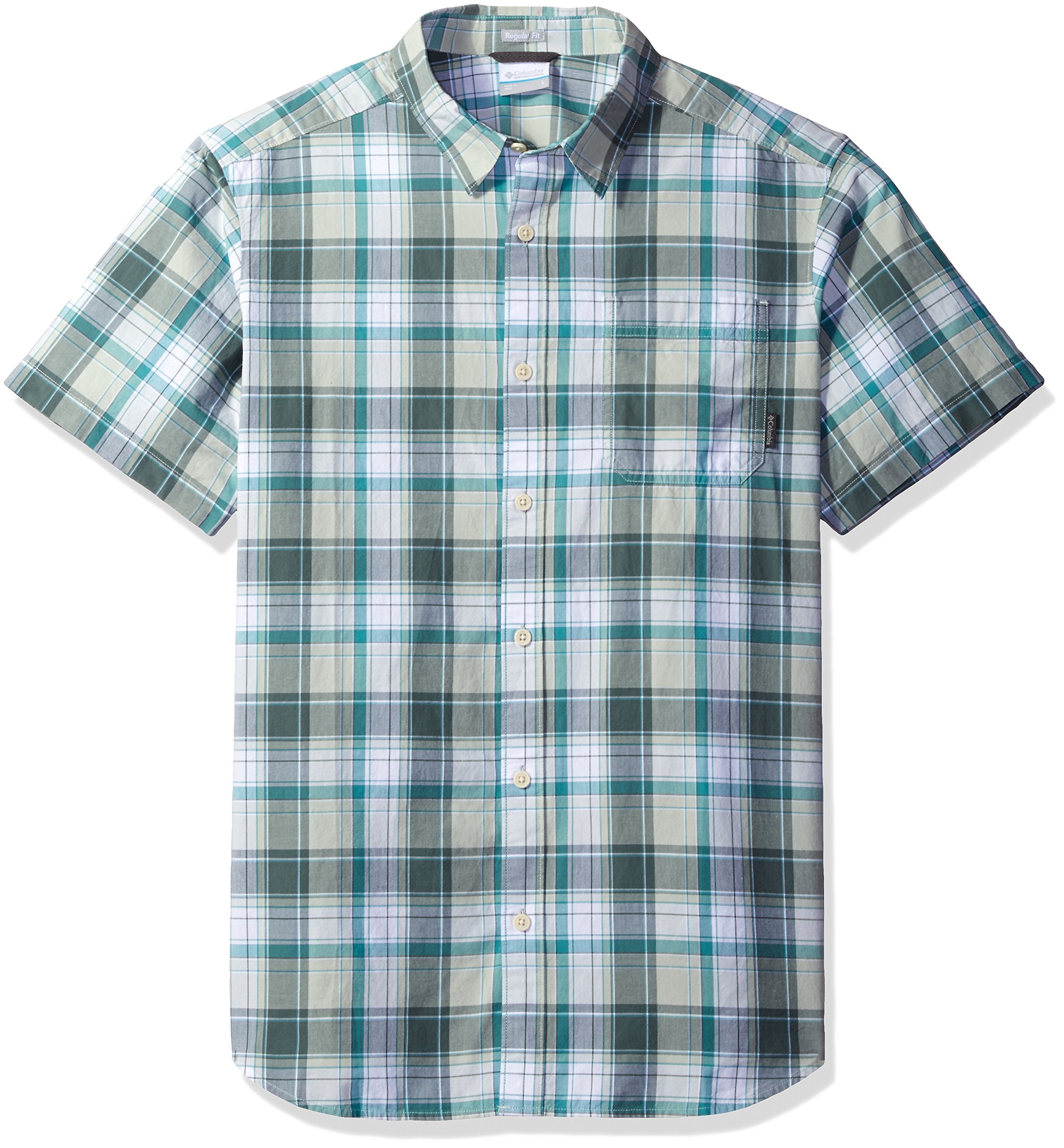 Columbia Men's Thompson Hill II Yarn-Dye Long Sleeve Button-Up Shirt - Casual Outdoor Hiking & Travel Shirt for Men