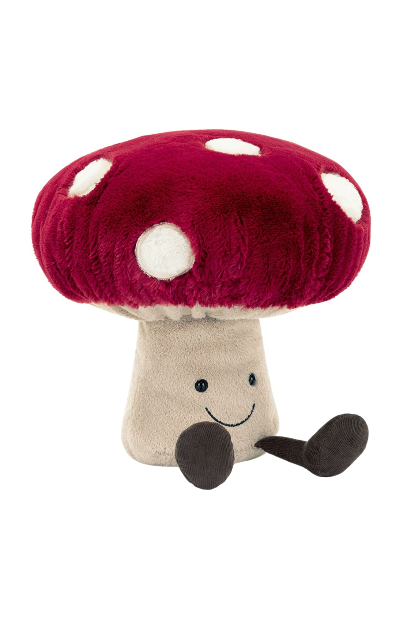 Jellycat Amuseables Mushroom Plush Toy - Soft & Cuddly Stuffed Mushroom for Kids & Adults - Perfect for Nursery Decor, Gifts, and Stress Relief