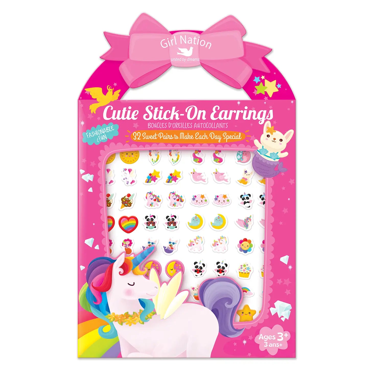 Cutie Stick On Earrings - Adhesive Non-Piercing Ear Jewelry for Women & Girls | Perfect for Parties, Weddings & Everyday Wear