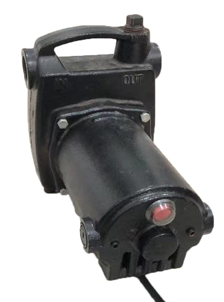 115Volt 1/2HP 1500 GPH Portable Utility Water Transfer Pump with Cast Iron Casing & On/Off Switch - Ideal for Basement Flooding, Pool Draining, and RV Water Transfer