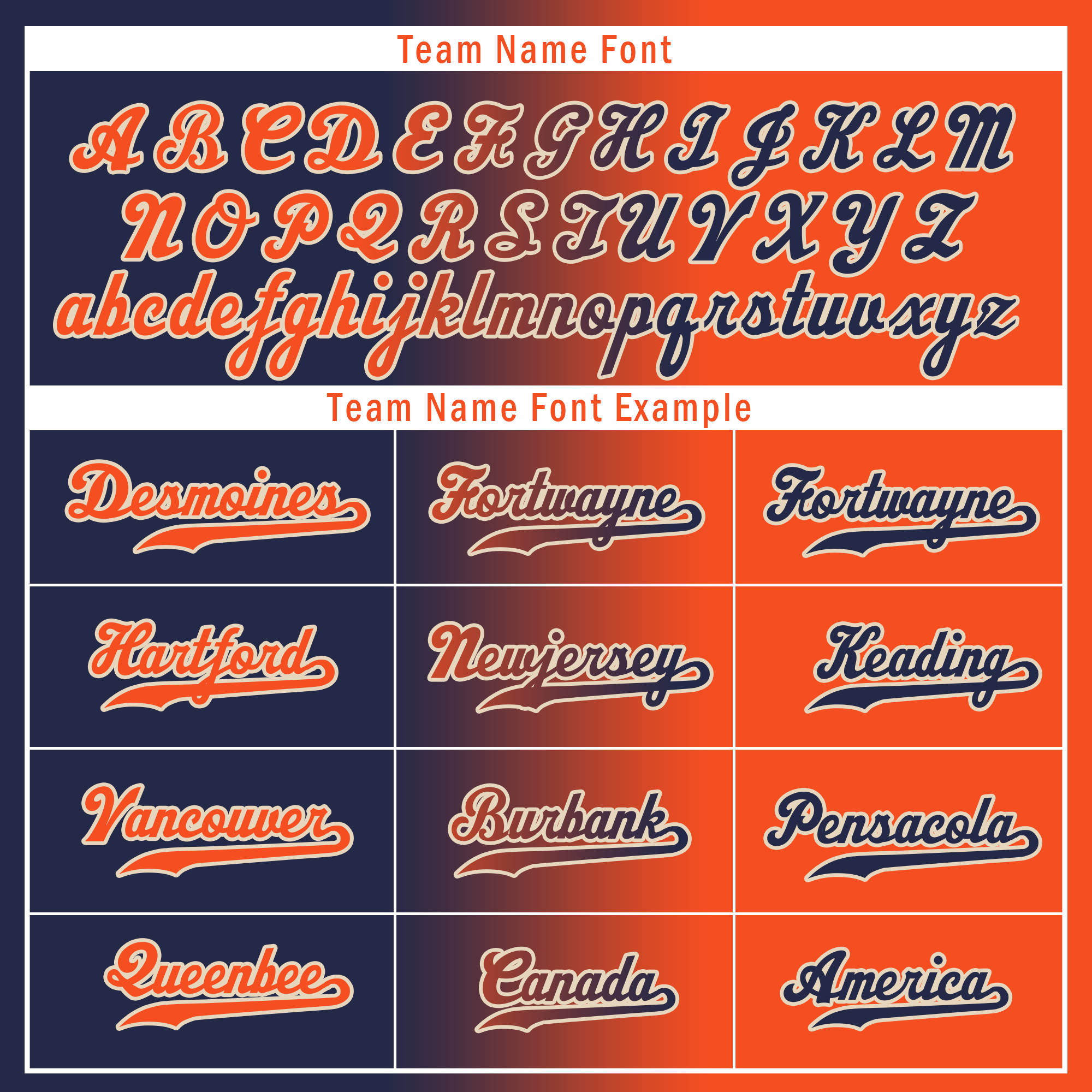 Custom Blue Orange Gradient Personalized Baseball Jersey - Authentic Fashion Sports Apparel BSBJ01 D0a7089 for Baseball Games, Team Uniforms & Fan Gear