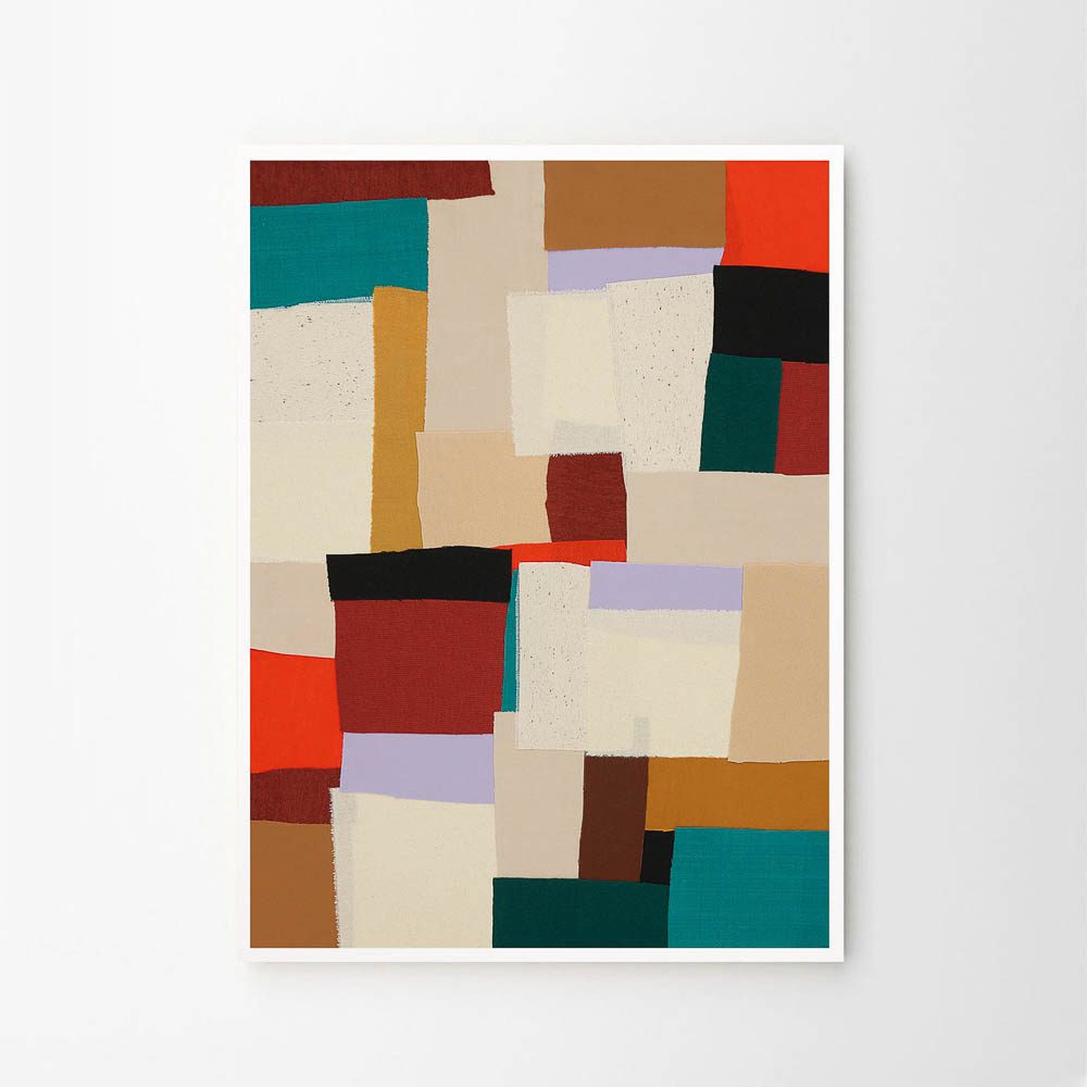 THE POSTER CLUB Atelier CPH - Fields Poster Art Print 50x70cm | Modern Wall Decor for Living Room, Bedroom & Office | Scandinavian Home Art