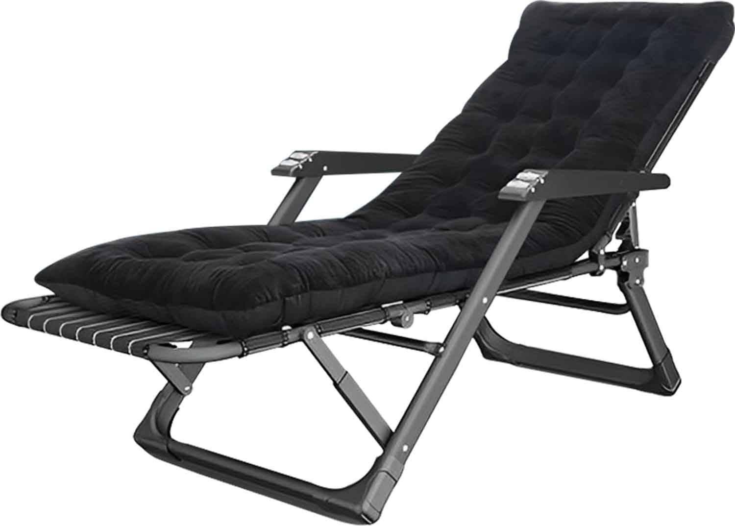 Adjustable Folding Textilene Lounge Chair for Outdoor - 5 Position Reclining Patio, Beach, Pool & Lawn Chaise - Perfect for Camping, Sunbathing & Relaxing in Backyard, Garden or Seaside
