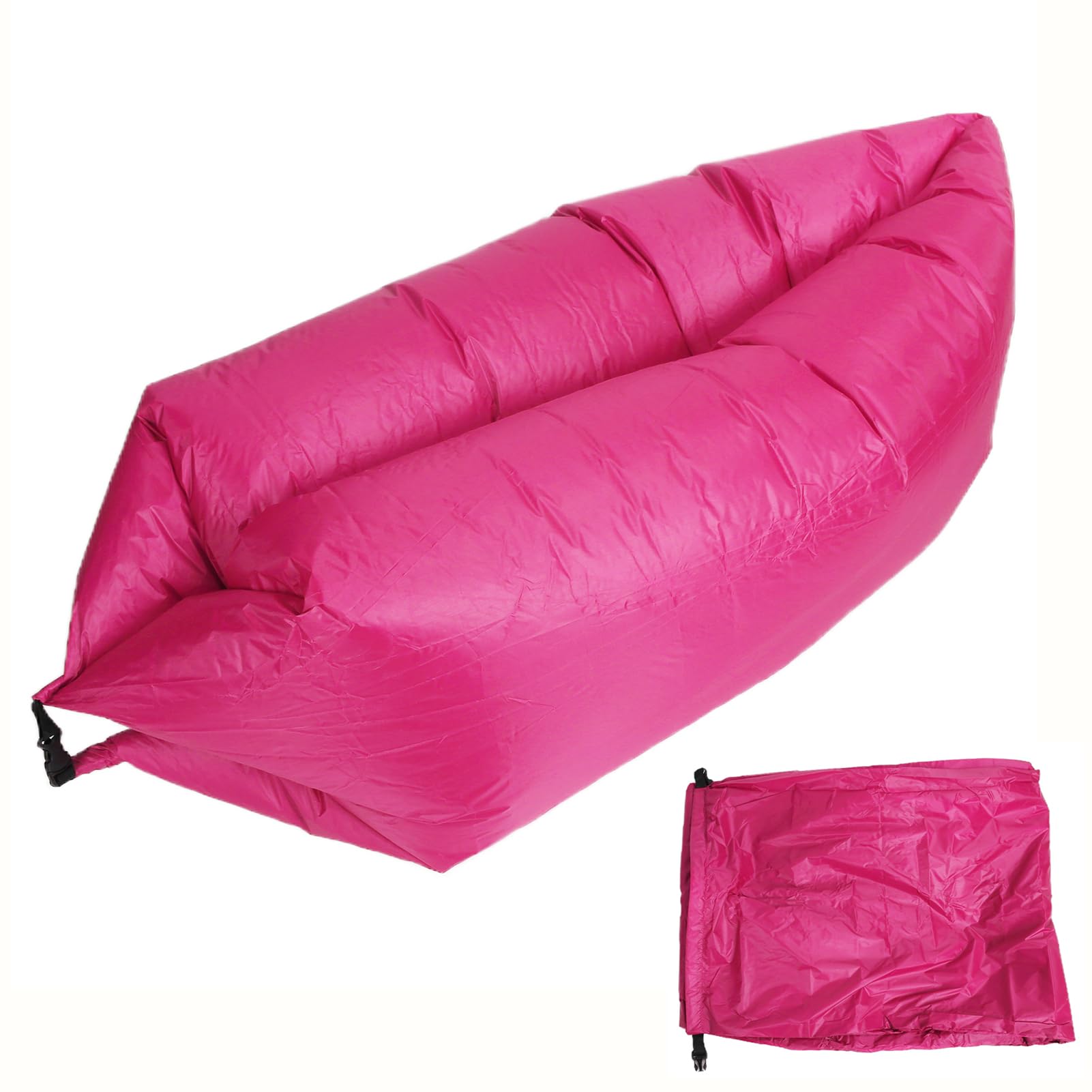 **Inflatable Lounger - Portable Air Sofa Hammock with Compression Sack for Camping, Beach, Music Festivals & Outdoor Relaxation**    (优化点：   1. 关键词前置（Inflatable Lounger）   2. 突出便携性（Portable）和配件（Compression Sack）   3. 使用场景扩展（Camping, Beach, Music Festivals & Outdoor Relaxation）   4. 删除重复词（Inflatable Air Lounger）   5. 符合SEO规范：核心关键词+功能+场景)