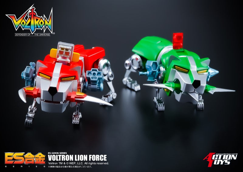 Voltron: Defender of the Universe ES Gokin ES 25 Lion Force Die-Cast Action Figure - Collectible Anime Robot Toy for Display & Play | Perfect for Fans, Gift Giving & Anime Collections