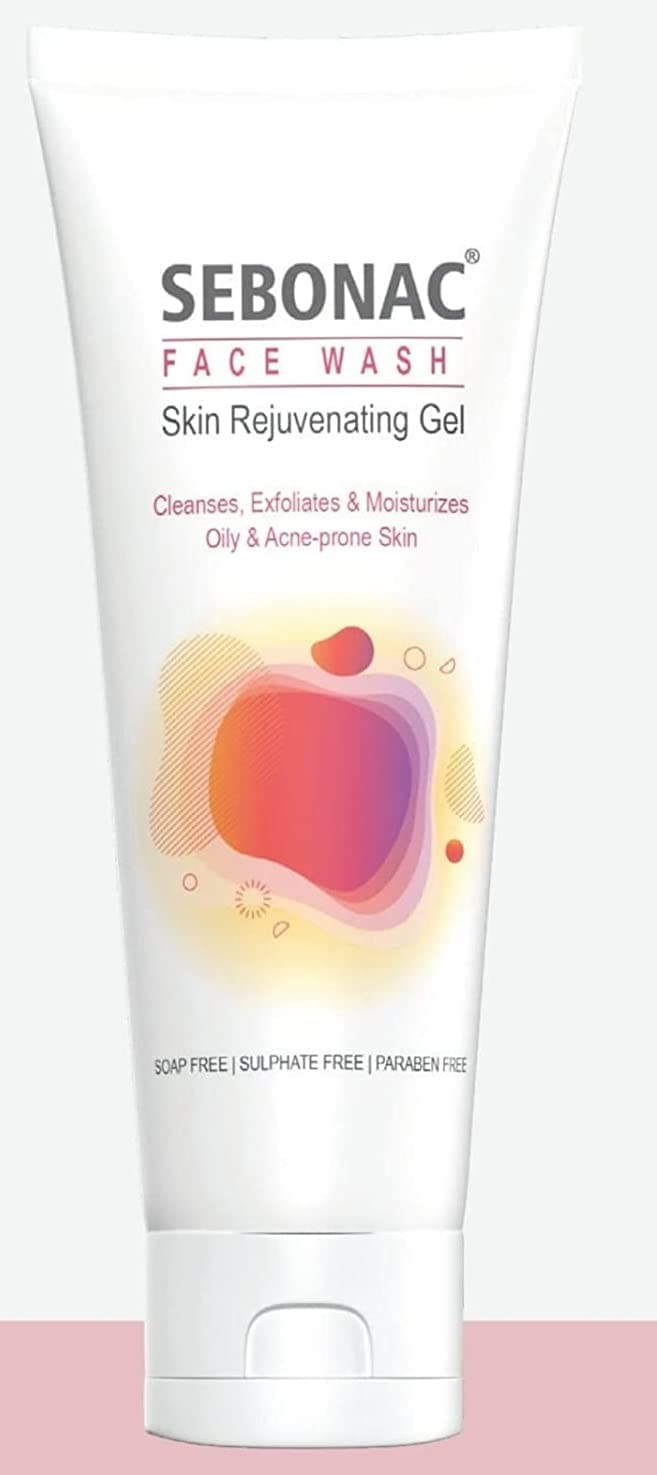 WEYI Sebonec Skin Rejuvenating Face Wash Gel - 75ml Deep Cleansing & Anti-Aging Facial Cleanser for Women & Men - Perfect for Daily Skincare Routine & Acne-Prone Skin