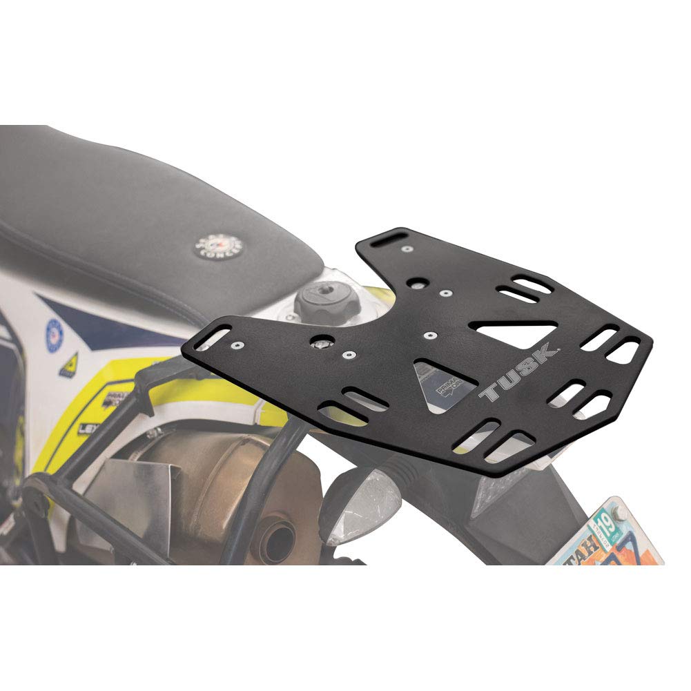Tusk Top Rack - Premium Motorcycle Luggage Rack for Adventure & Touring Bikes | Durable Aluminum Construction | Perfect for Long-Distance Travel & Off-Road Adventures