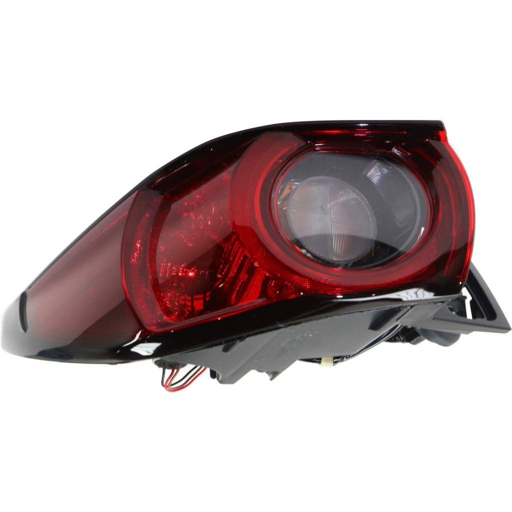 2017-2021 Mazda CX-5 Driver Side Outer Tail Light Assembly - Compatible with Sport & Touring Models (MA2804125, KB8A-51-160F) - Perfect for Replacement & Nighttime Safety Enhancement