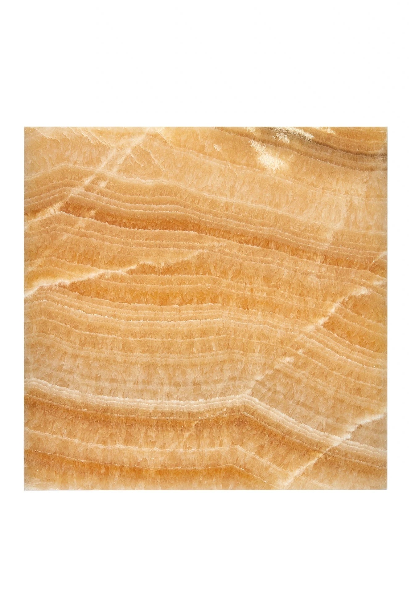 Premium Polished Honey Onyx 18x18 Stone Tile - Natural Stone Flooring & Wall Tiles for Bathroom, Kitchen Backsplash, and Luxury Interior Design