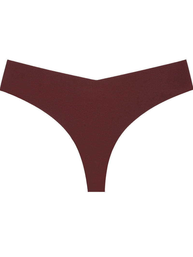 ZASUWA Women's Seamless V-Shape Waisted T-Back Underwear - Sexy Comfortable Lingerie for Everyday Wear & Special Occasions