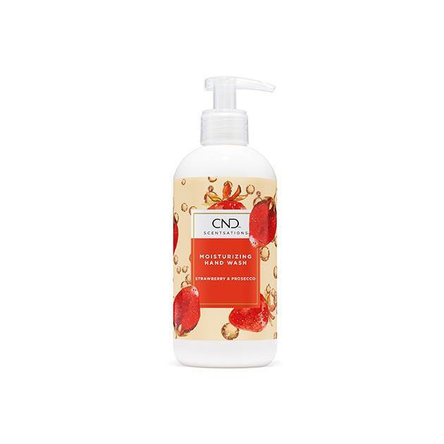 CND Scentsations Strawberry & Prosecco Scented Hand Wash 13.2 fl oz - Refreshing Foaming Hand Soap for Kitchen, Bathroom & Office Use
