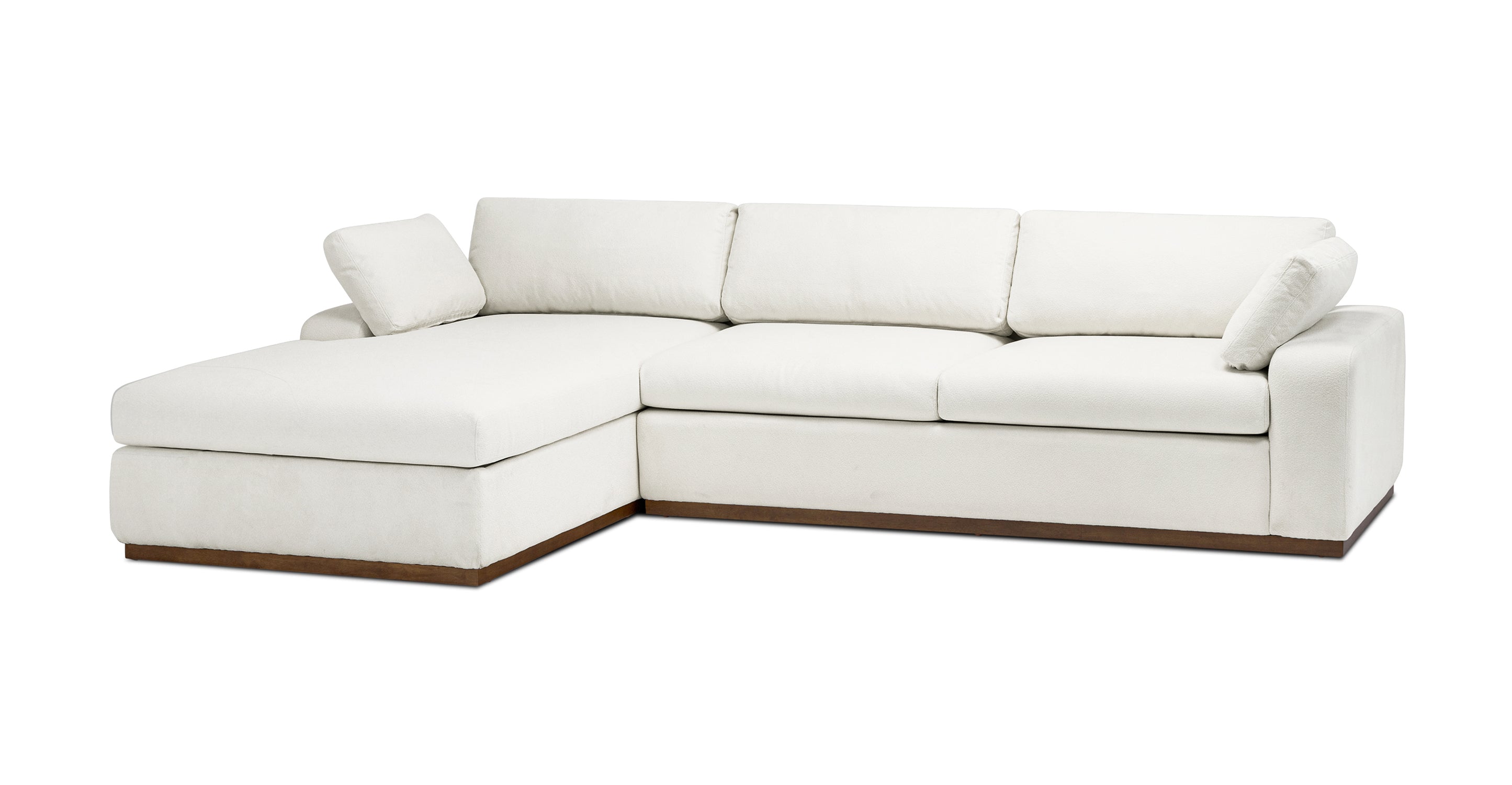 Cordoba Left-Facing Sectional Sofa with Storage | Modern L-Shaped Couch for Living Room, Family Room & Small Spaces
