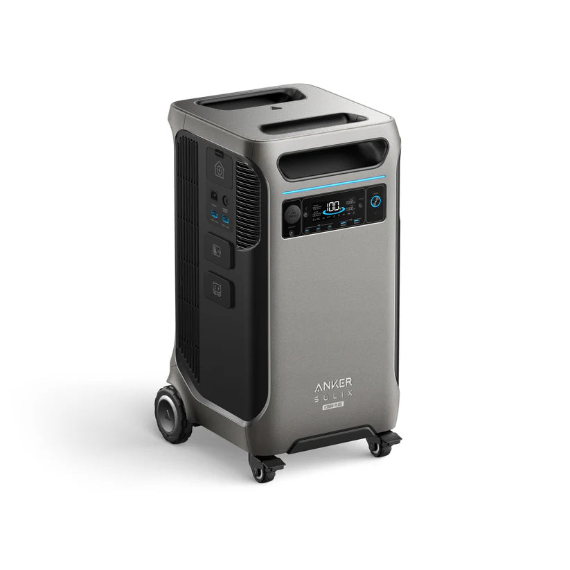 Anker SOLIX F3800 Plus 2000W Portable Power Station with 410W Solar Panels - Solar Generator for Camping, RV, Home Backup & Outdoor Adventures