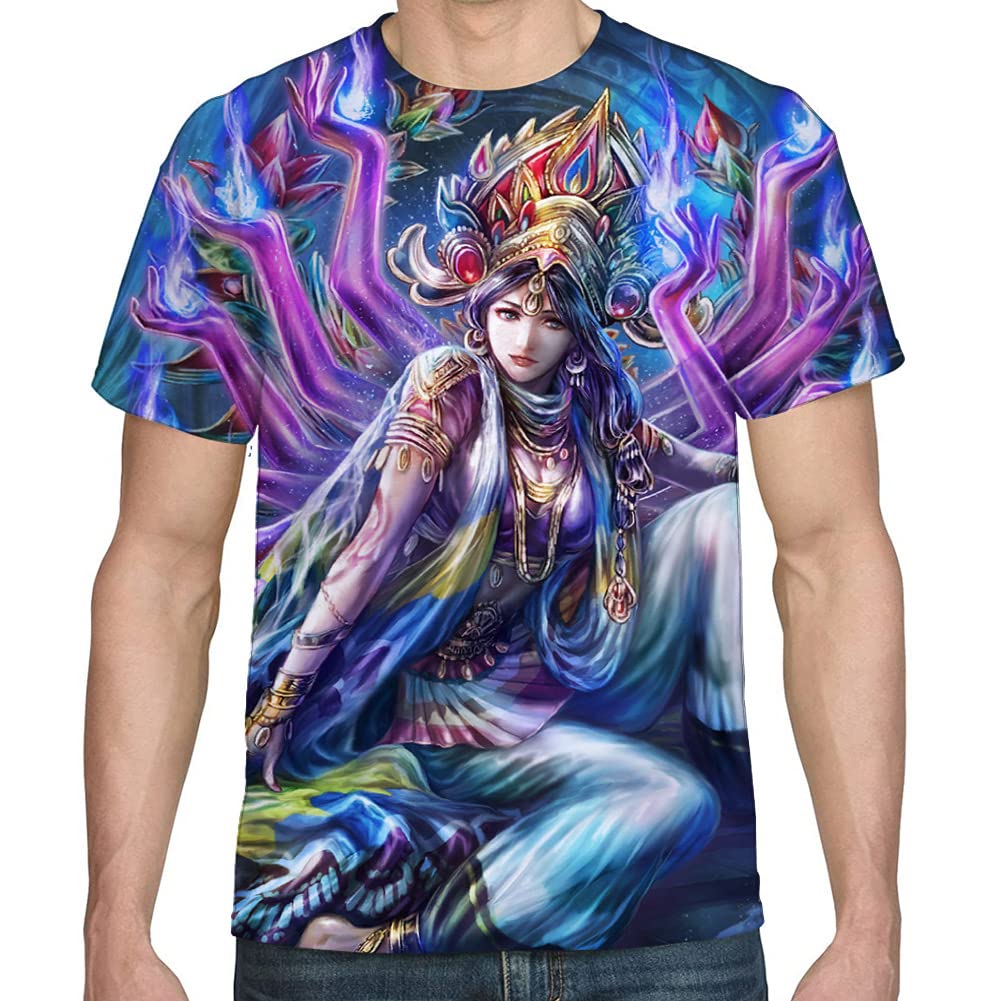 3D Printed Graphic T-Shirt for Men - Cool Casual Tee with Unique Designs (Sizes S-3XL) | Perfect for Streetwear, Gym, and Everyday Fashion