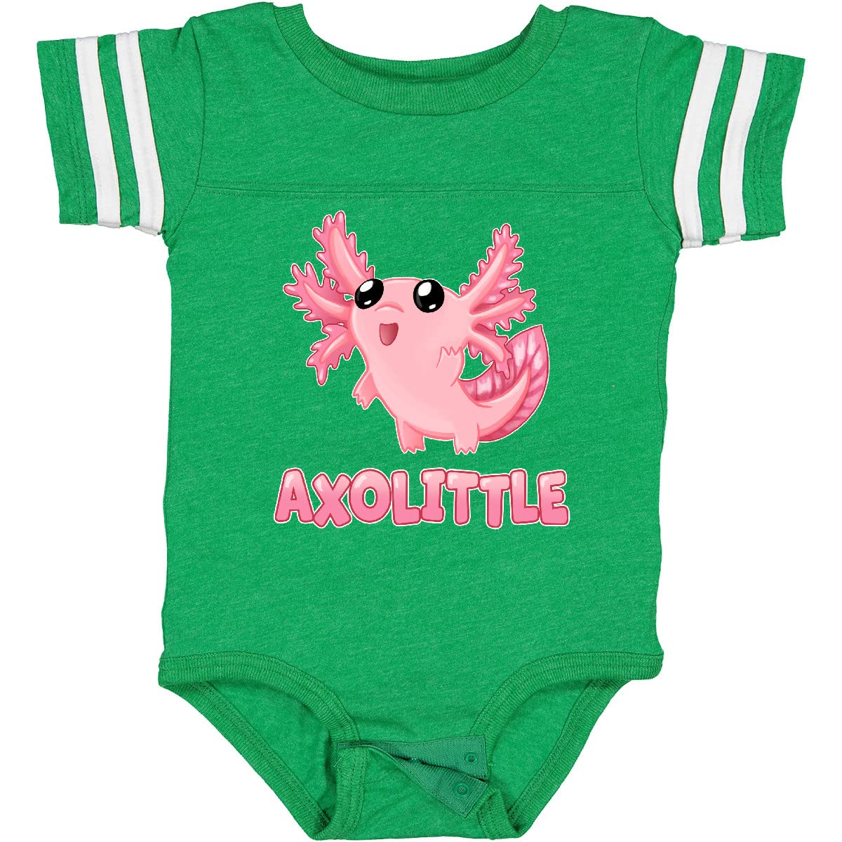 Inktastic Axolittle - Adorable Baby Axolotl Onesie | Soft Cotton Infant Bodysuit for Boys & Girls | Perfect for Playdates, Nursery & Photo Shoots