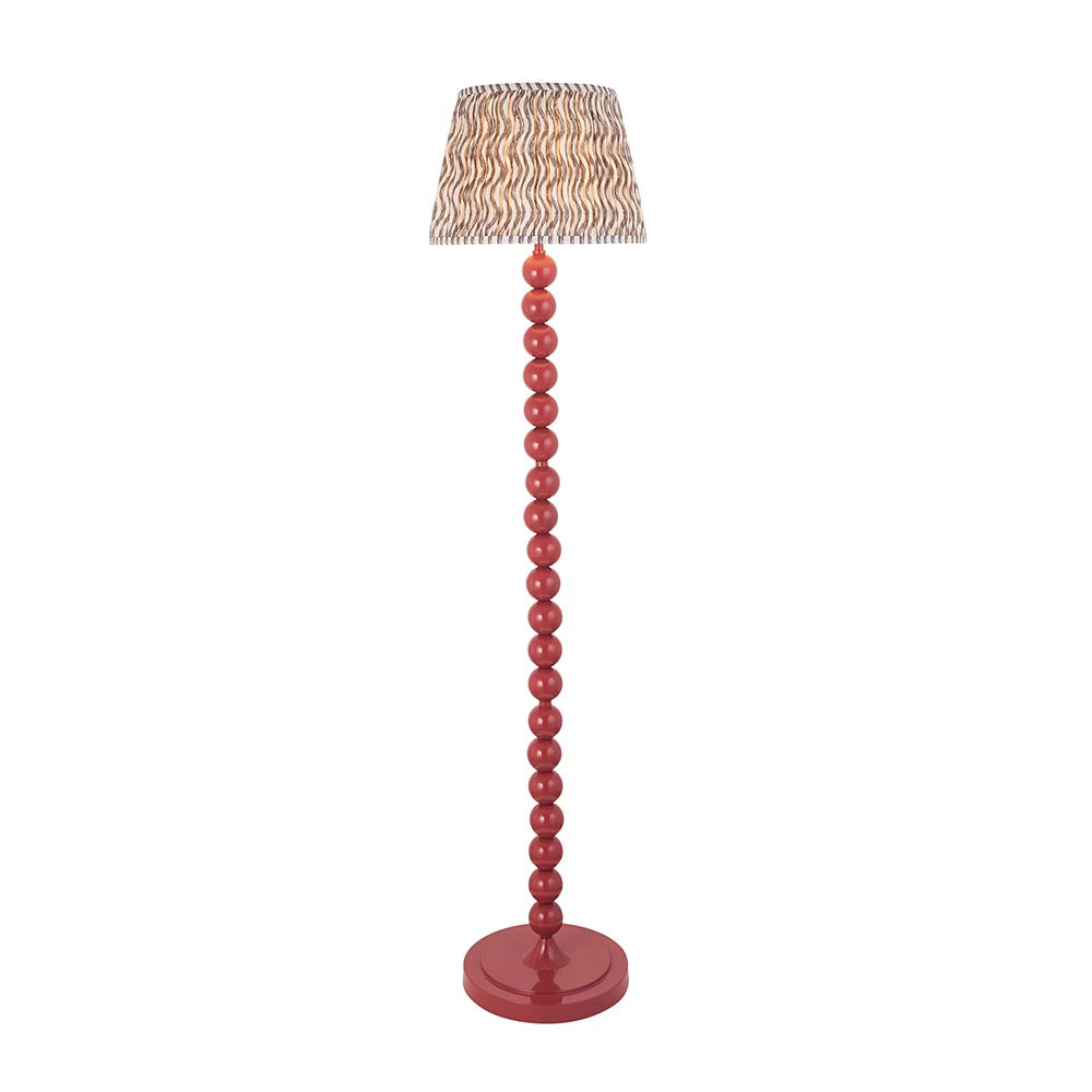 Auralis Ripple Floor Lamp with E27 Socket - Modern LED Standing Light for Living Room, Bedroom & Office - Adjustable Height in Multiple Finishes (Black, White, Bronze) - Perfect for Ambient Lighting & Home Decor