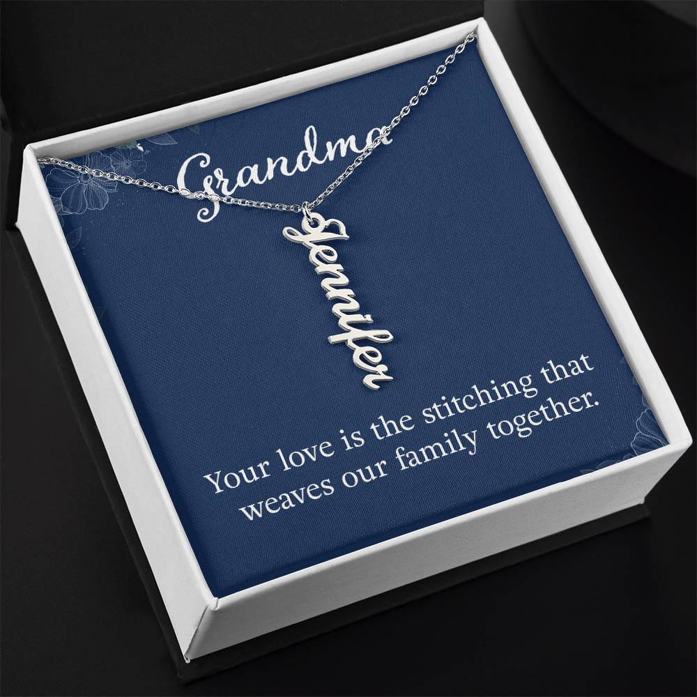 Personalized Grandkids Name Necklace - Custom Engraved Grandma Gift for Birthday, Mother's Day & Anniversary - Perfect for Family Keepsakes & Special Occasions