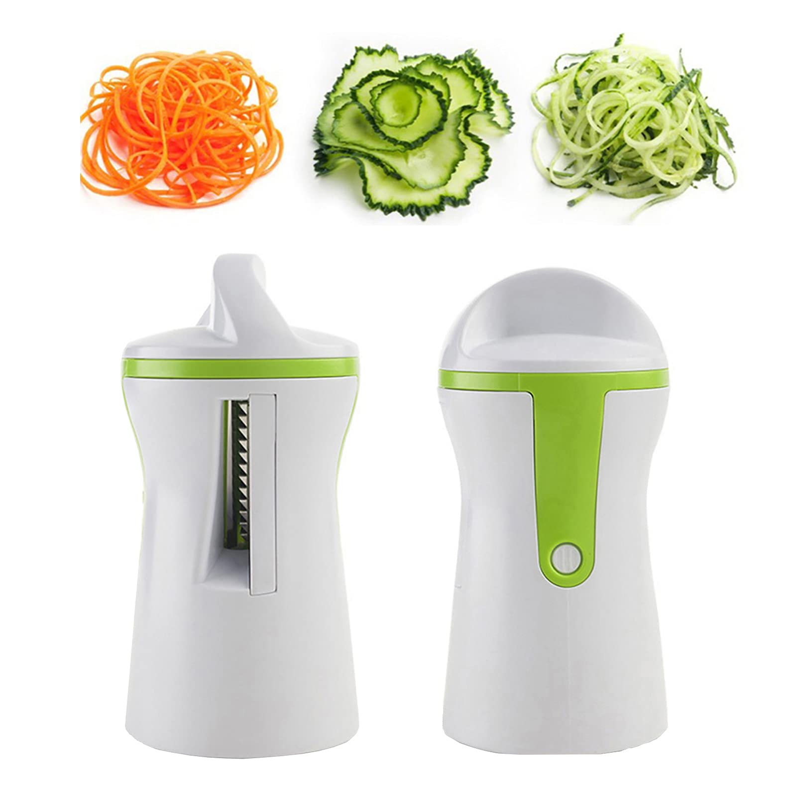 Best Vegetable Spiralizer - Zucchini Noodle Maker & Spaghetti Pasta Cutter | Handheld Spiral Vegetable Slicer for Healthy Low-Carb Meals, Salad Toppings & Meal Prep | Perfect for Keto, Paleo & Vegan Diets