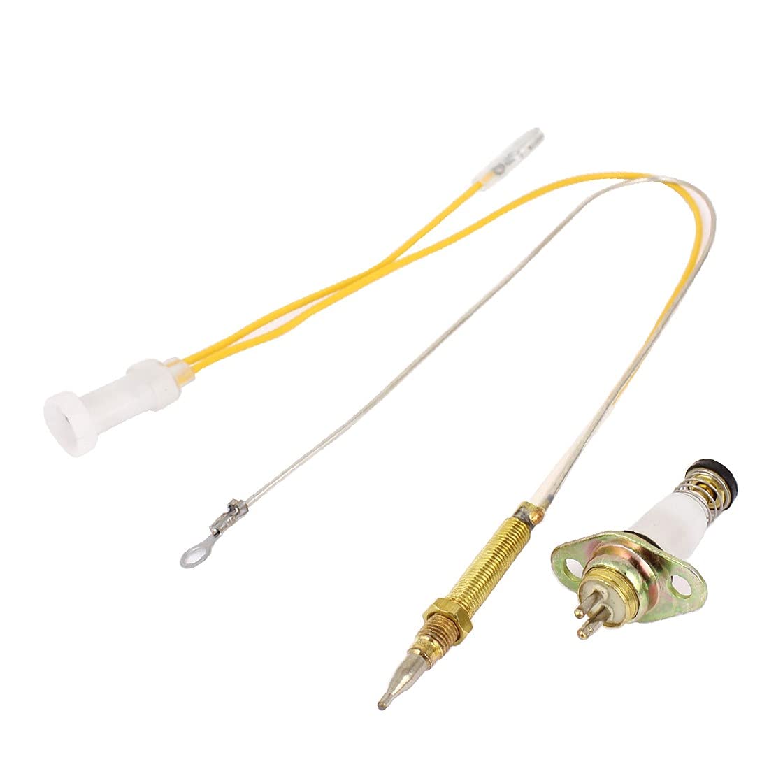 X-DREE 35cm Double End Coal Fireplace Water Cooker Oven Thermocouple - High Temperature Sensor for Wood Stove, Pizza Oven & BBQ Grill Accessories