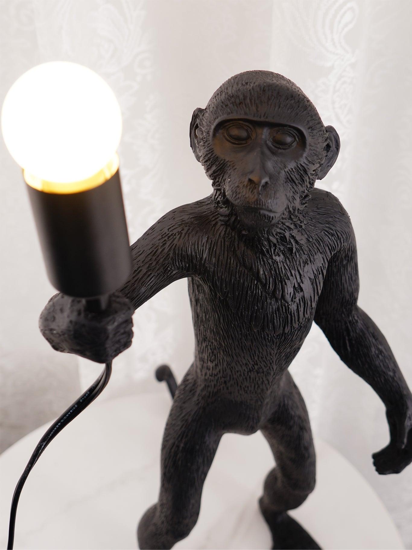 Cute Monkey Table Lamp - LED Night Light for Kids Room, Nursery Decor & Bedside Reading - Perfect for Bedrooms, Playrooms & Gift Ideas