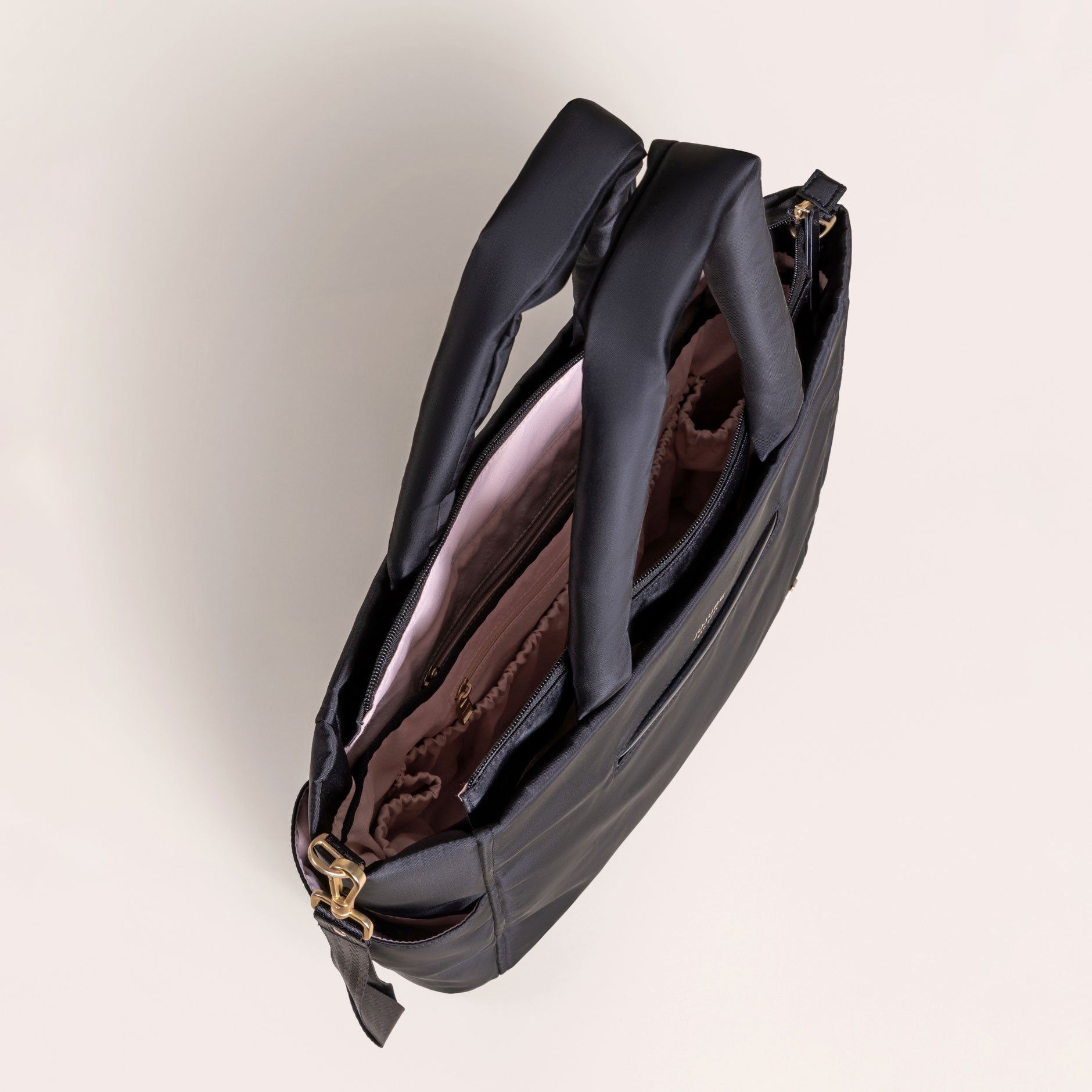 JuJuBe Utility Strap Tote - Versatile Diaper Bag & Travel Organizer for Moms, Perfect for Baby Essentials, Shopping & Daily Use