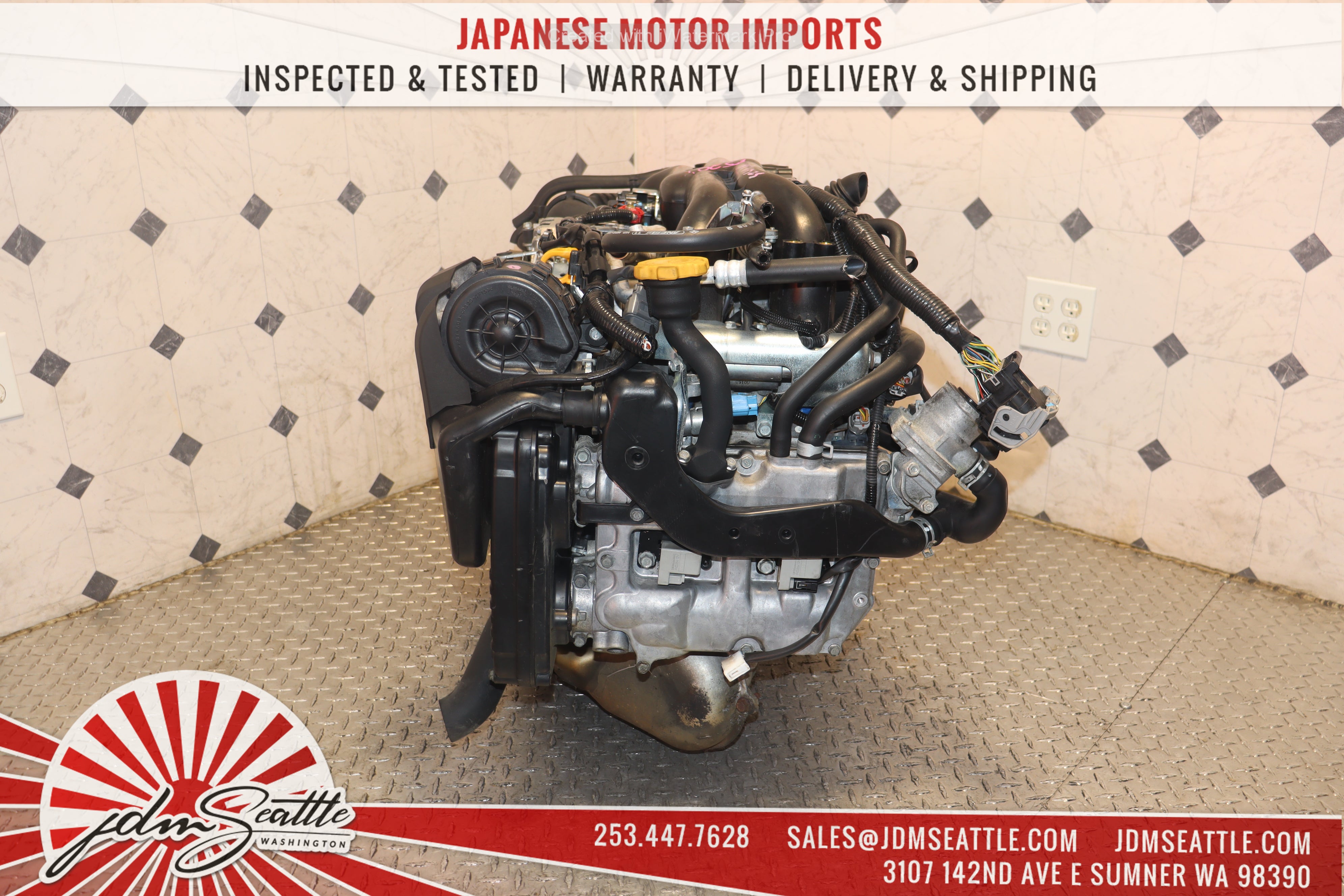 JDM EJ205 Subaru Impreza WRX 2008-2014 Turbo 2.0L Single AVCS Replacement Engine for EJ255 - Perfect for Performance Upgrades & Engine Swaps