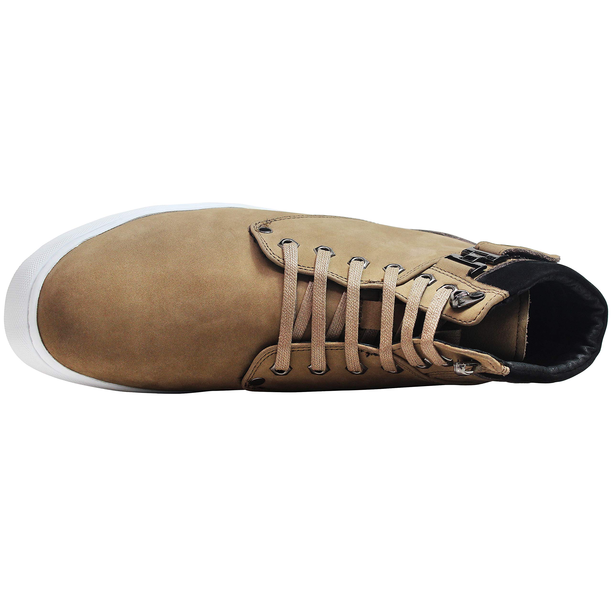CALTO Men's Invisible Elevator Shoes - 2.6