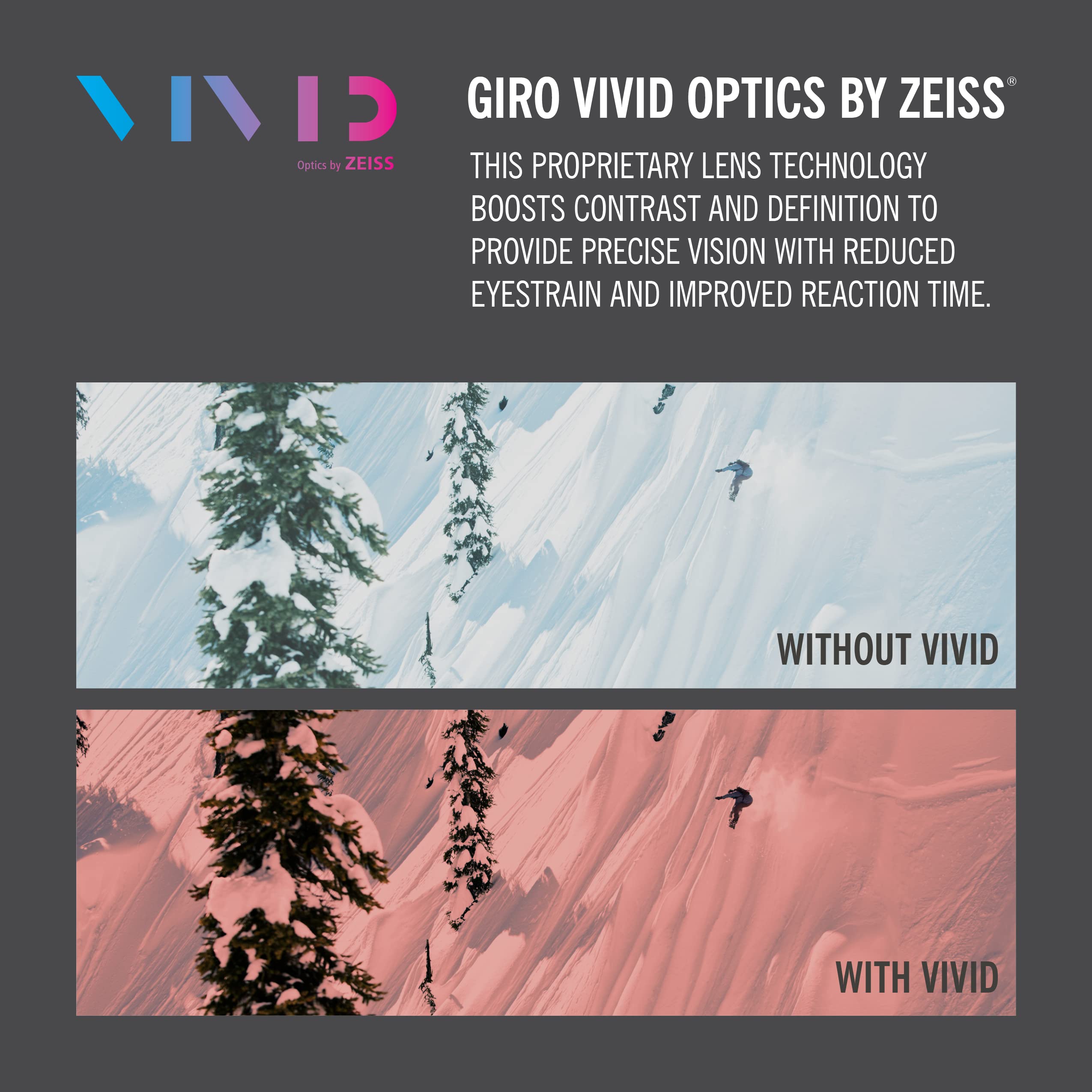 Giro Millie Asian Fit Ski Goggles for Women & Youth - Anti-Fog Snowboard Goggles with UV Protection - Perfect for Skiing, Snowboarding & Winter Sports