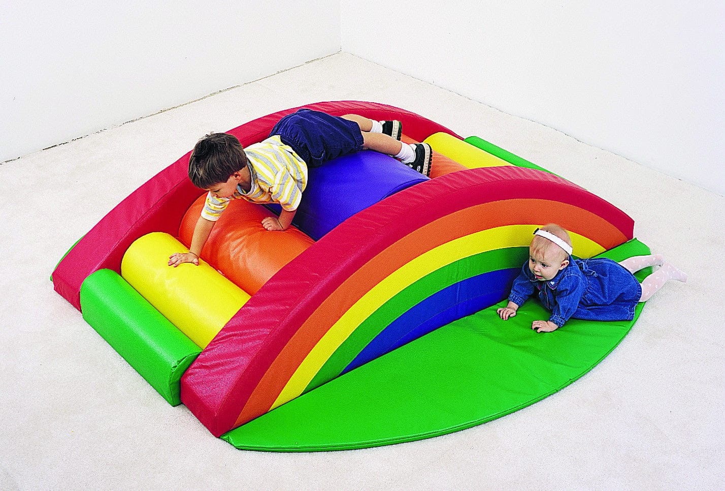 Rainbow Arch Climber for Kids - Indoor/Outdoor Playground Equipment for Toddlers - Perfect for Backyard, Park, and Playroom Fun