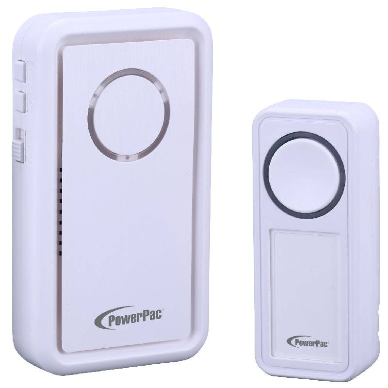Waterproof Wireless Doorbell with Long Range - Smart Home Security Chime for Front Door, Backyard & Office (Model PP3236) - Ideal for Apartments, Houses & Businesses