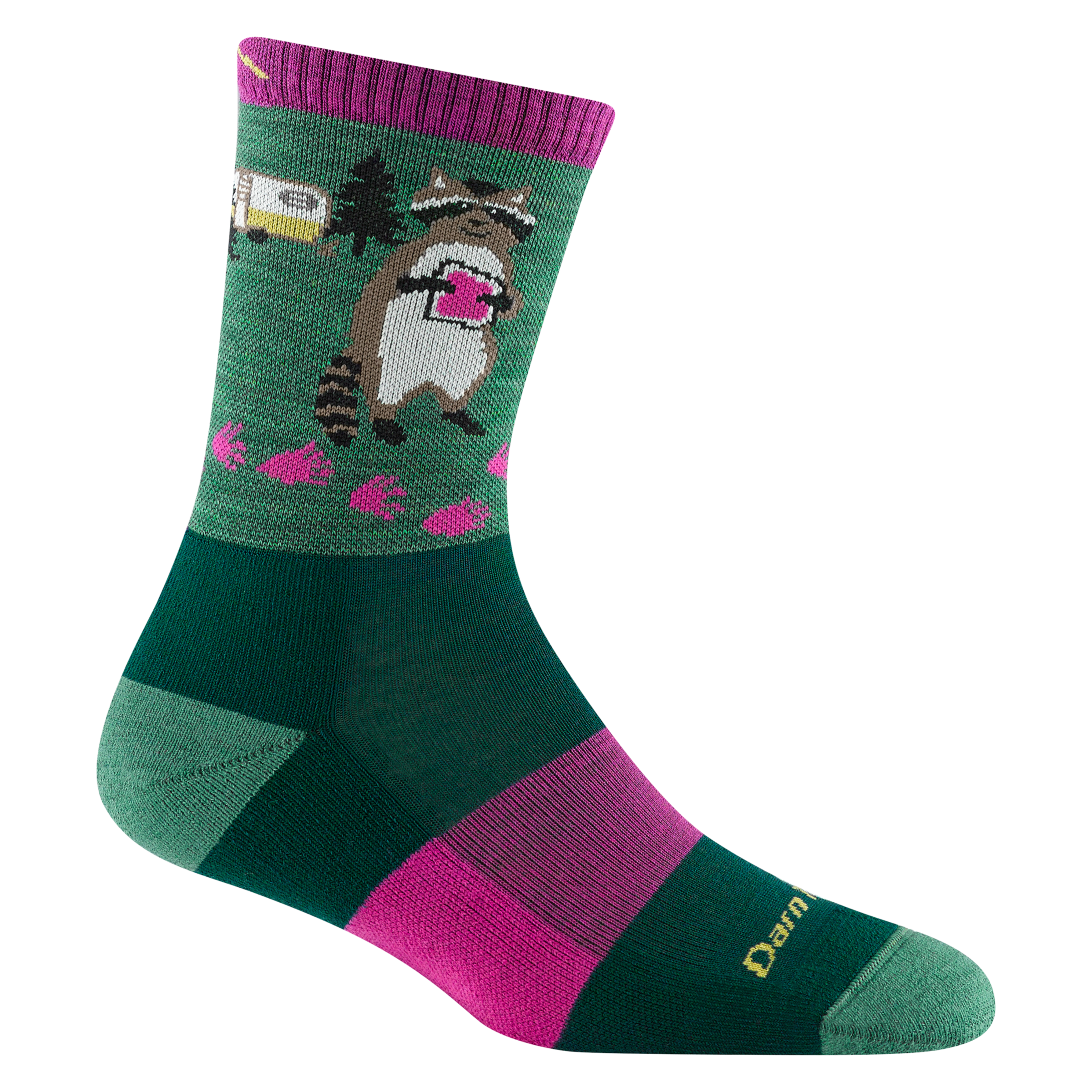 Women's Lightweight Hiking Socks - Critter Club Micro Crew Socks for Outdoor Adventures, Trail Running & Camping