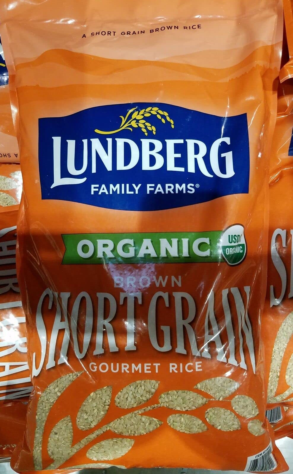 Lundberg Family Farms Organic Short Grain Brown Rice - 12lb Bag | Non-GMO, Gluten-Free, USDA Certified | Perfect for Healthy Meals, Meal Prep & Vegan Recipes