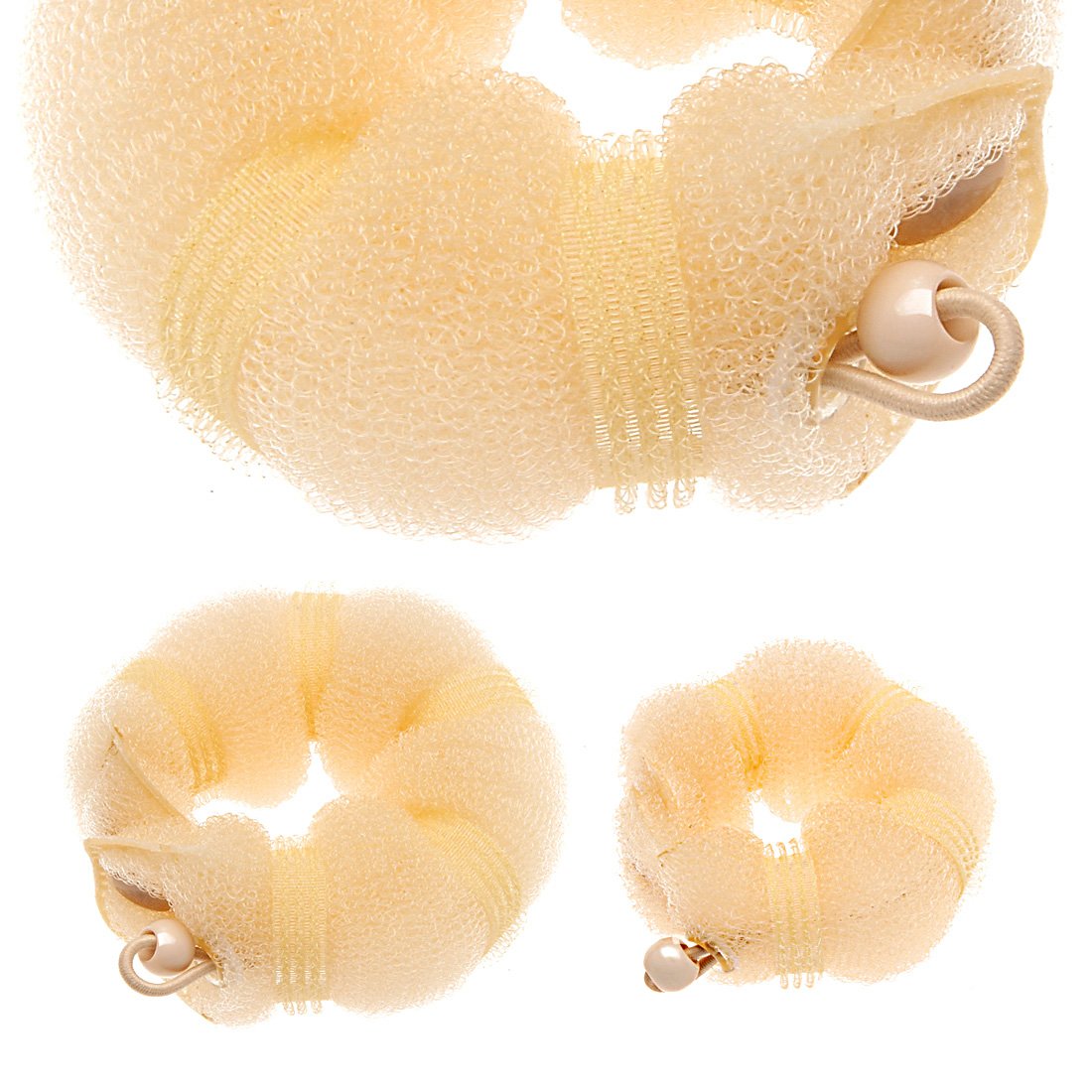 Magic Twist Ring Former & Doughnut Chignon Maker Set - 2 Piece Hair Styling Tools for Small & Large Buns (Blonde) | Perfect for Updos, Weddings & Everyday Hairstyles