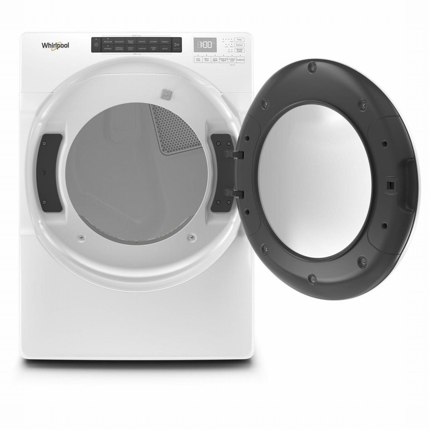 Whirlpool WGD560LHW 7.4 Cu.Ft. White Gas Dryer - Large Capacity, Energy Efficient for Family Laundry Needs | Perfect for Home, Apartment & Laundromat Use