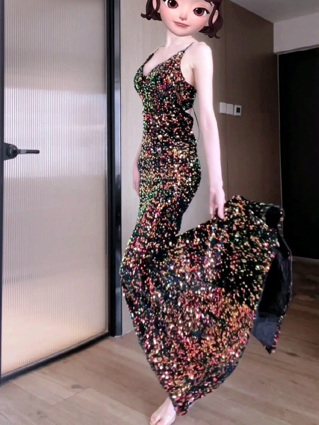 Colorful black