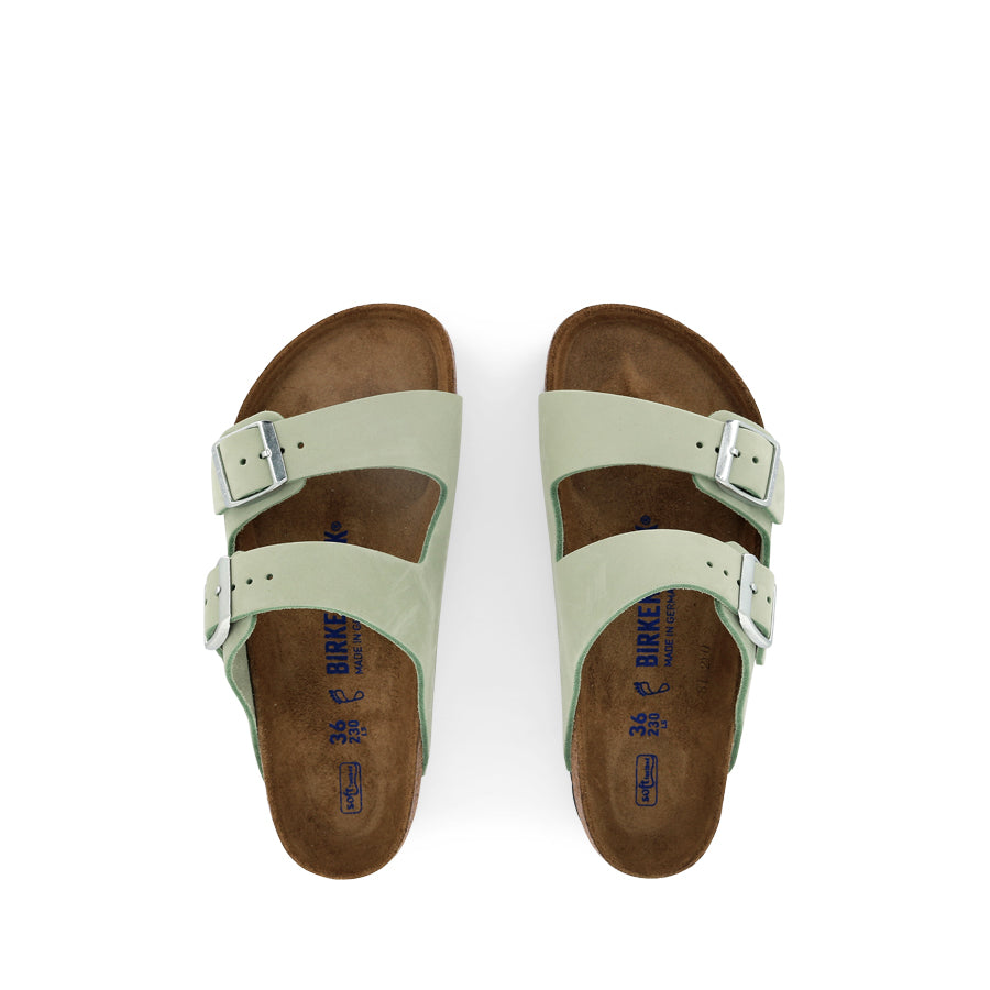 ARIZONA SFB Matcha Nubuck Leather Sandals - Comfortable & Stylish Women's Casual Shoes for Summer, Beach, and Everyday Wear