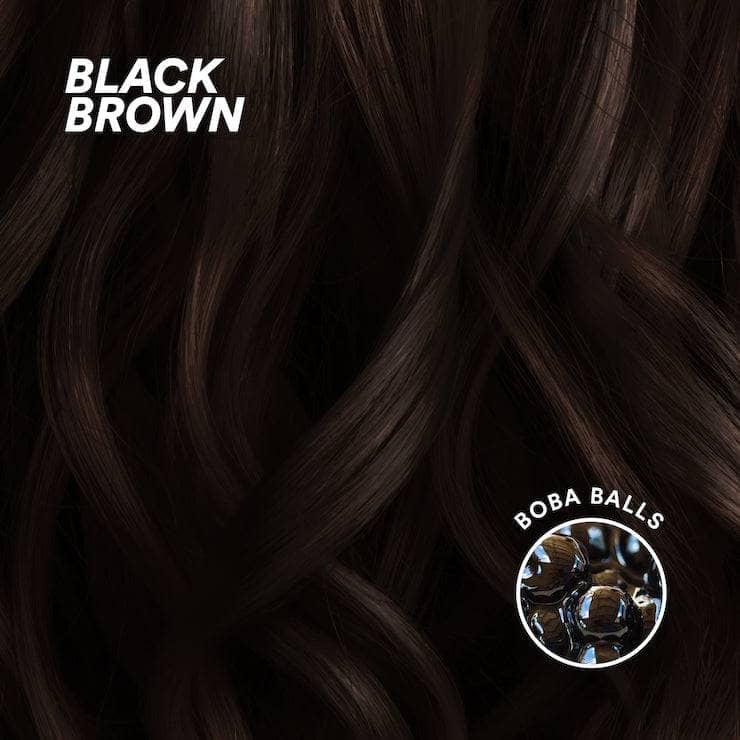 Chloe Hair Extensions Clip-in 20 Inch Remy Human Hair - Natural Black & Brown Blended for Volume & Length - Perfect for Parties, Weddings & Everyday Styling