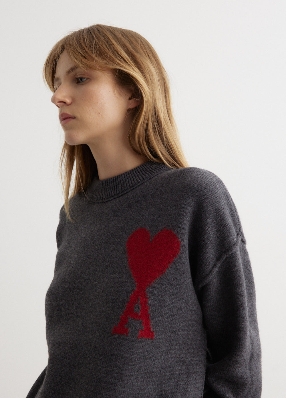 Red ADC Sweater Heather Grey - Soft & Stylish Pullover for Men & Women | Perfect for Casual Wear, Winter Outfits & Cozy Loungewear