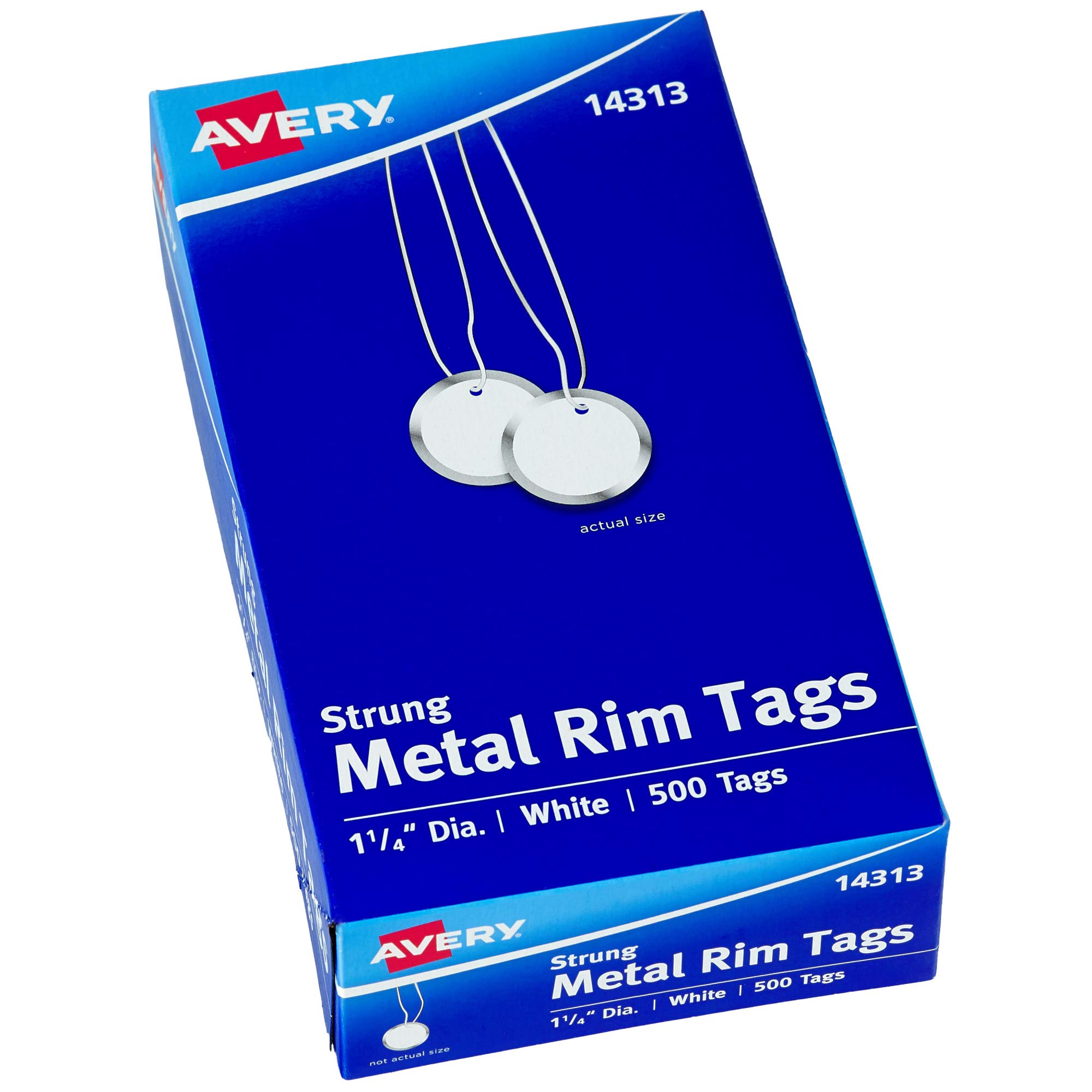 Avery Metal Rim Key Tags - 1.25