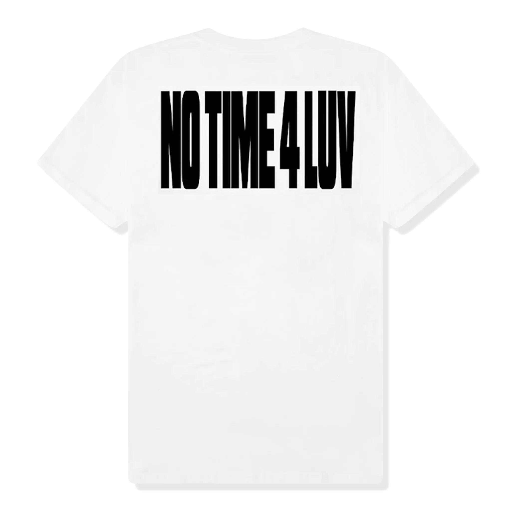 Corteiz No Time 4 Love White Graphic T-Shirt for Men - Trendy Streetwear Tee for Casual Outfits, Parties & Everyday Wear