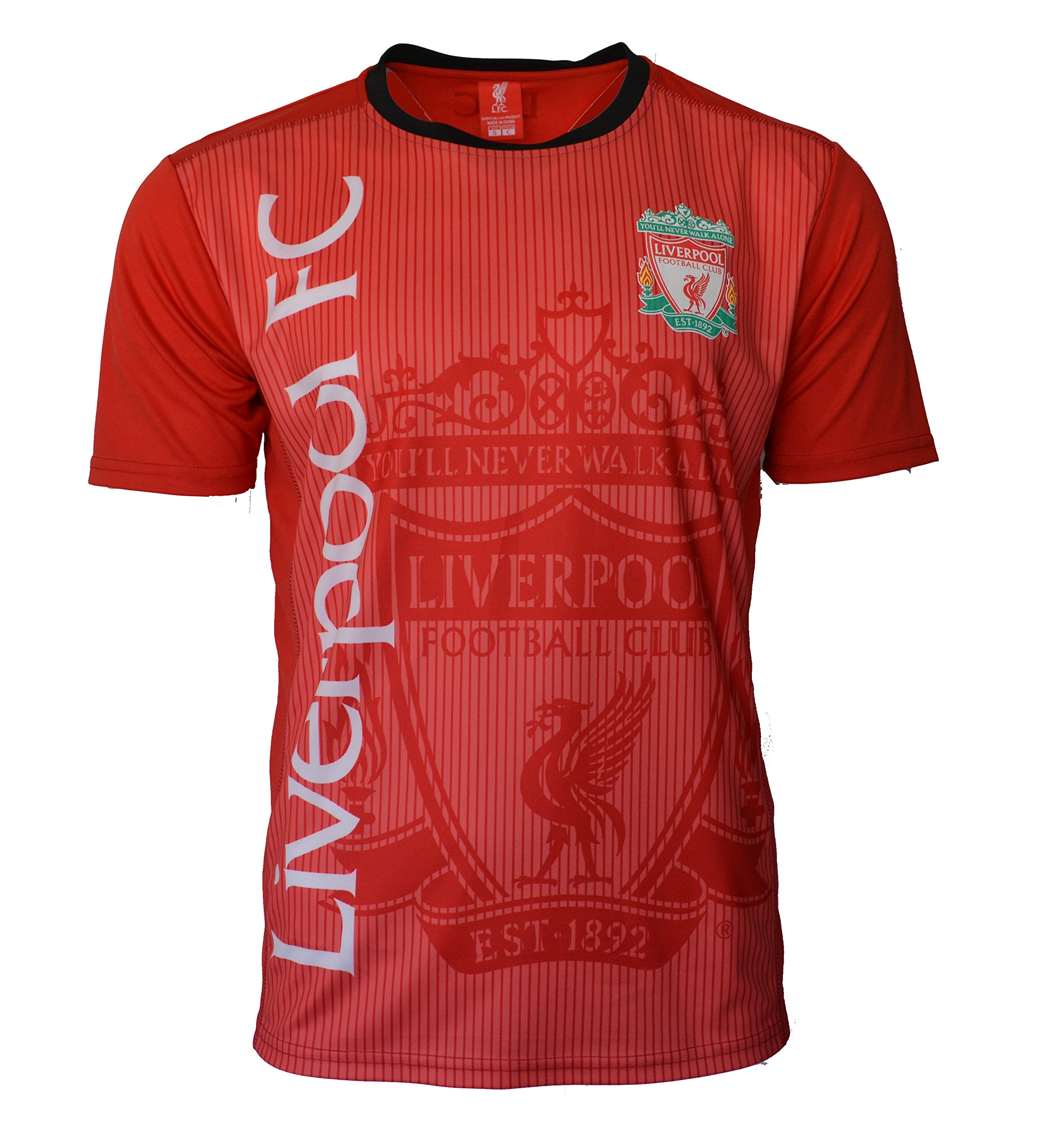 Liverpool FC Soccer Jersey for Adults - Custom Name & Number, Training Shirt (XL, Red) - Perfect for Match Days, Training & Fan Support