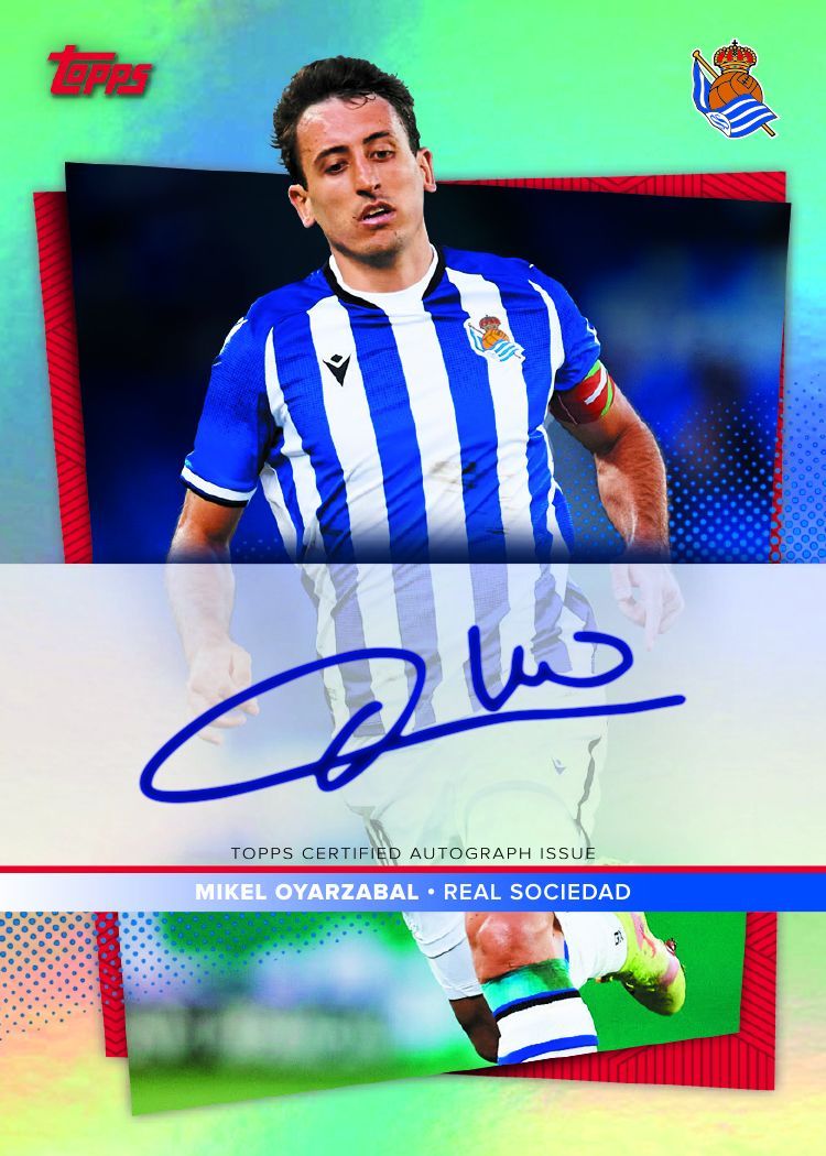 Official Topps Real Sociedad 2021/22 Team Set - Collectible Soccer Trading Cards for Fans and Collectors - Perfect for Gifts, Display, and Matchday Memorabilia