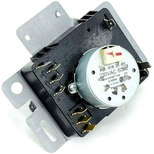 Whirlpool W10436303 D-Shaped Shaft Dryer Timer Control Replacement Part - Perfect for Whirlpool Dryer Repairs & Maintenance