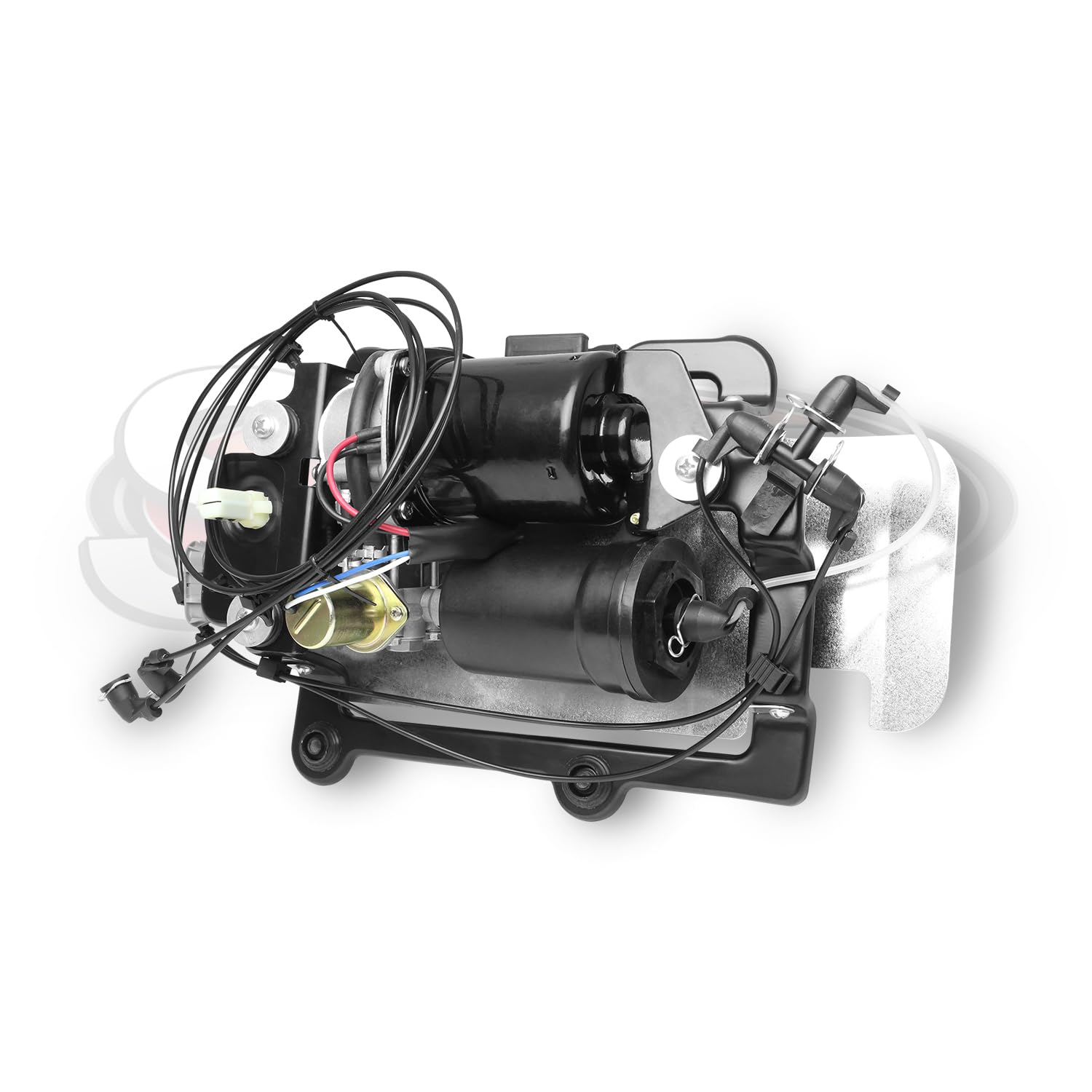 SUNCORE Air Ride Suspension Self Leveling Air Compressor Pump with Mounting Bracket - Replacement for 2004-2009 Cadillac SRX - Perfect for Smooth Rides & Off-Road Adventures